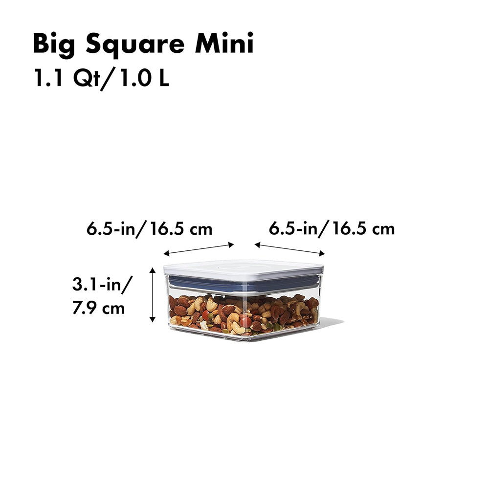POP Big Square Storage Container - 1100ml