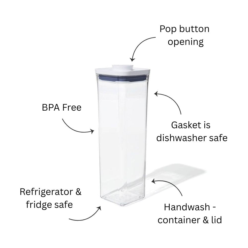 POP Small Square Storage Container - 2100ml