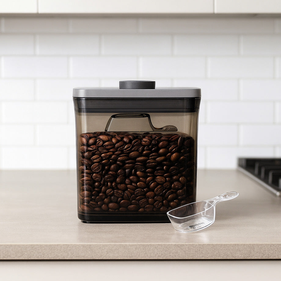 POP Tinted Coffee Storage Container With Scoop