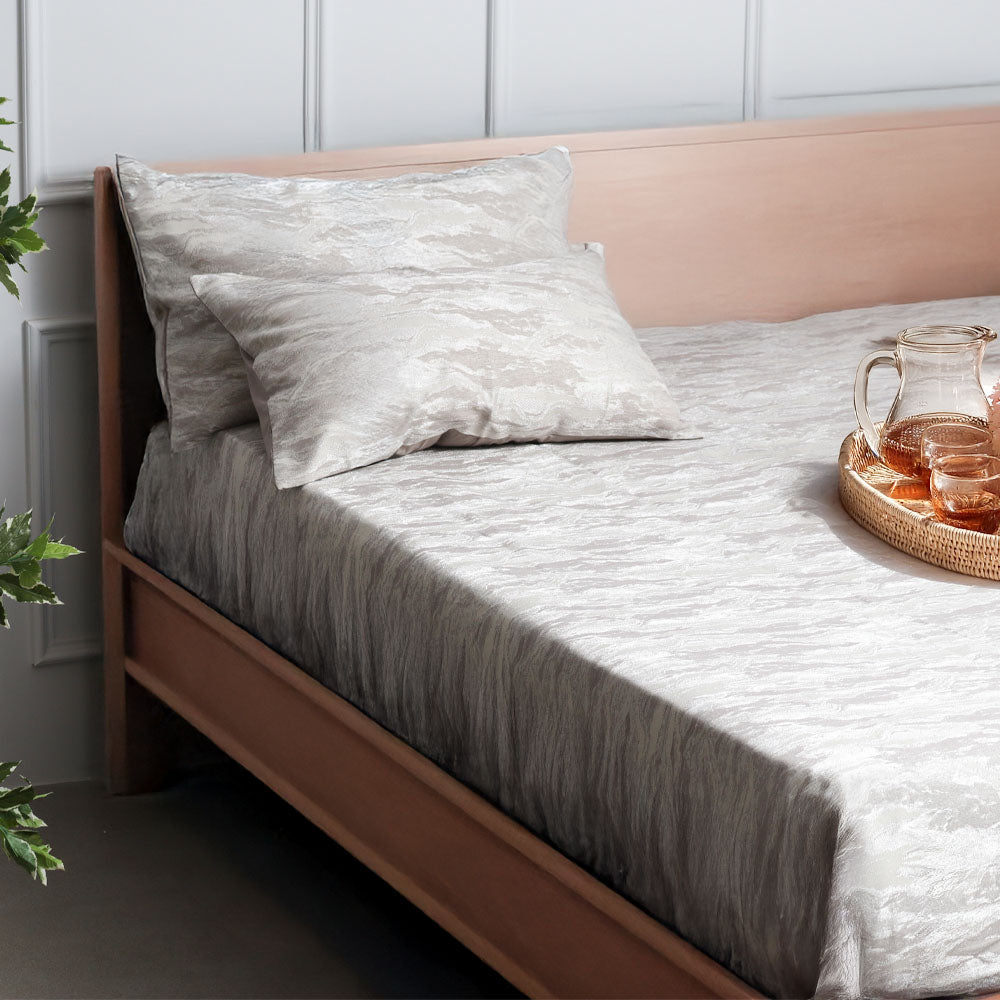 Pacific Duvet Cover and Pillow Shams Set - Grey