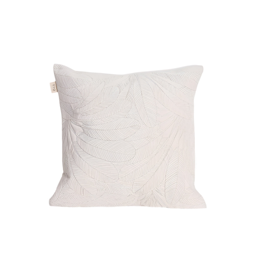 Palmer Quilted Cushion Cover - Ivory