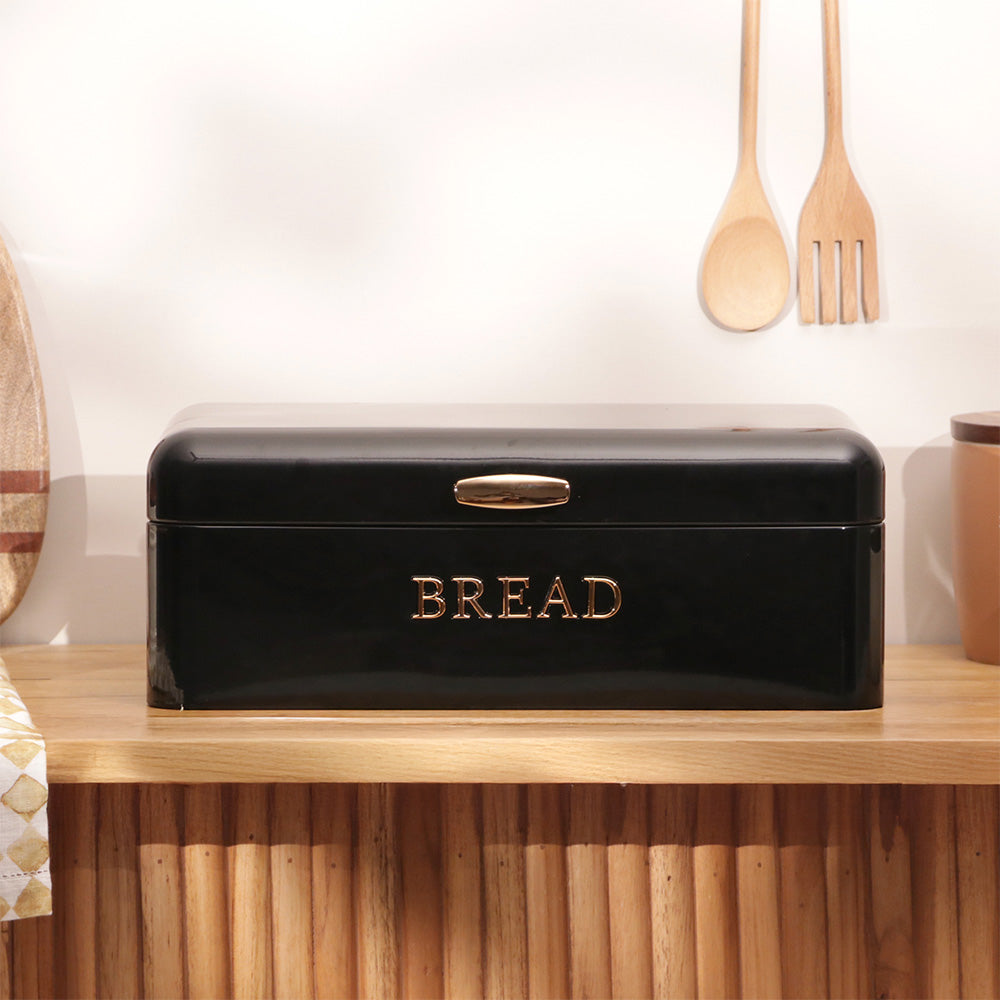 Pano Metal Bread Box - Black Copper