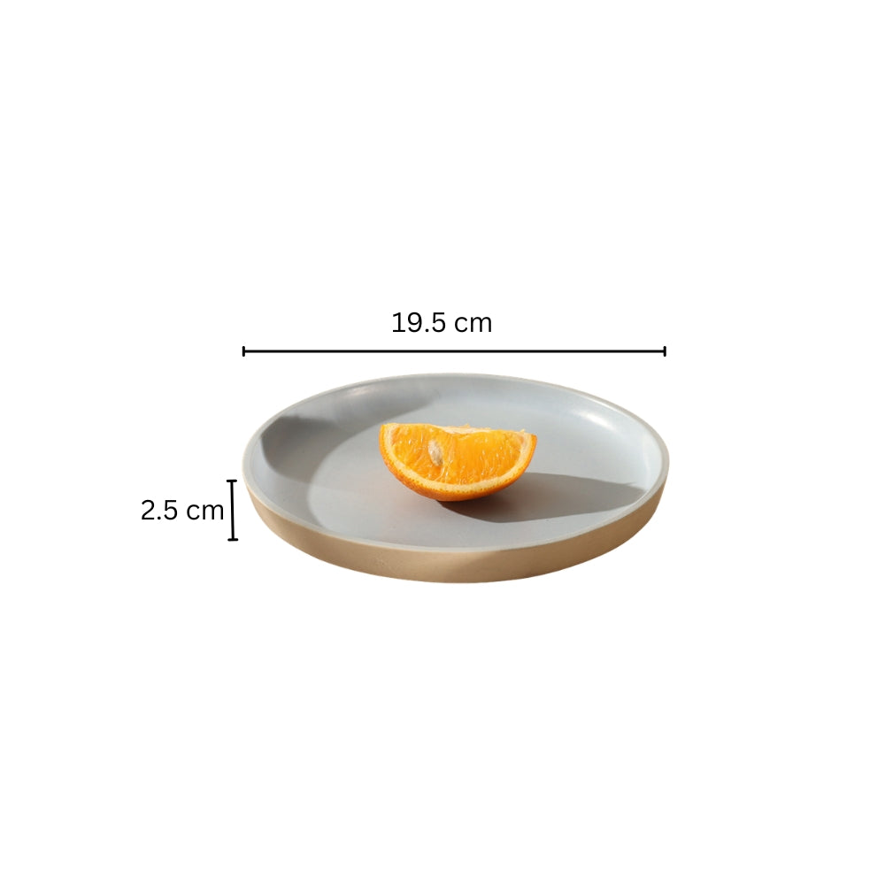 Paros Gourmet Quarter Plate - Sky Blue