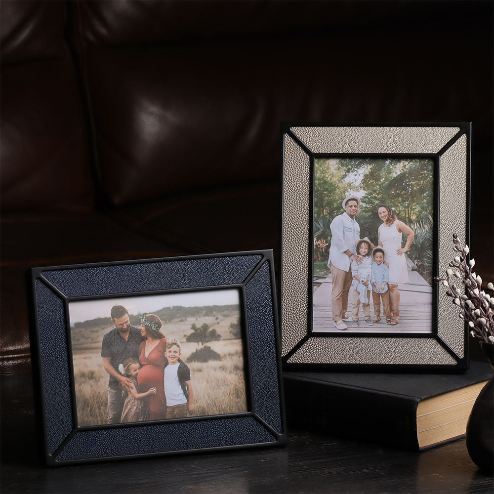 Vera Photo Frame Large - Grey Black