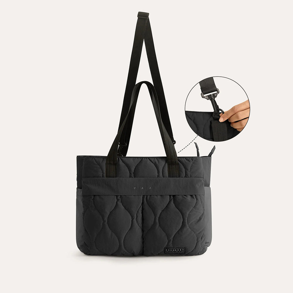 Paz Commute Tote Bag 23L - Black