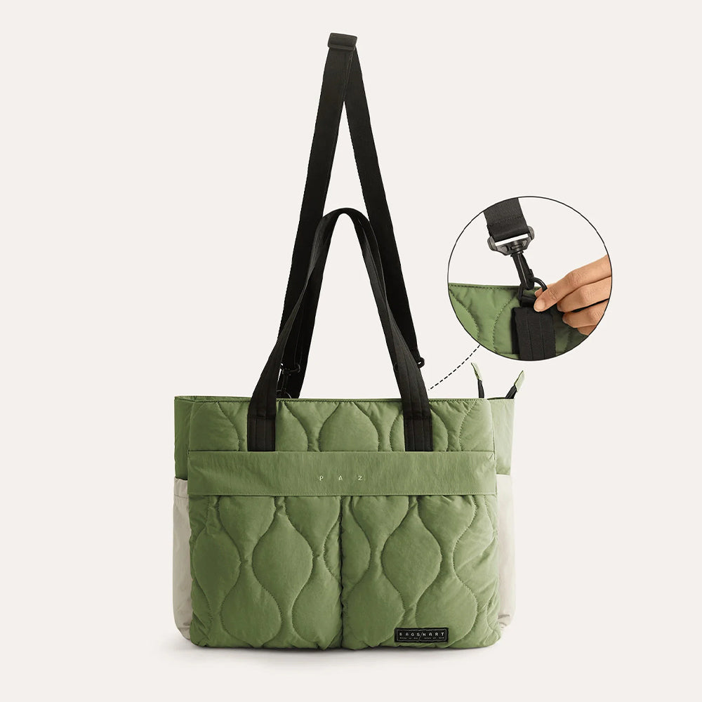 Paz Commute Tote Bag 23L - Green
