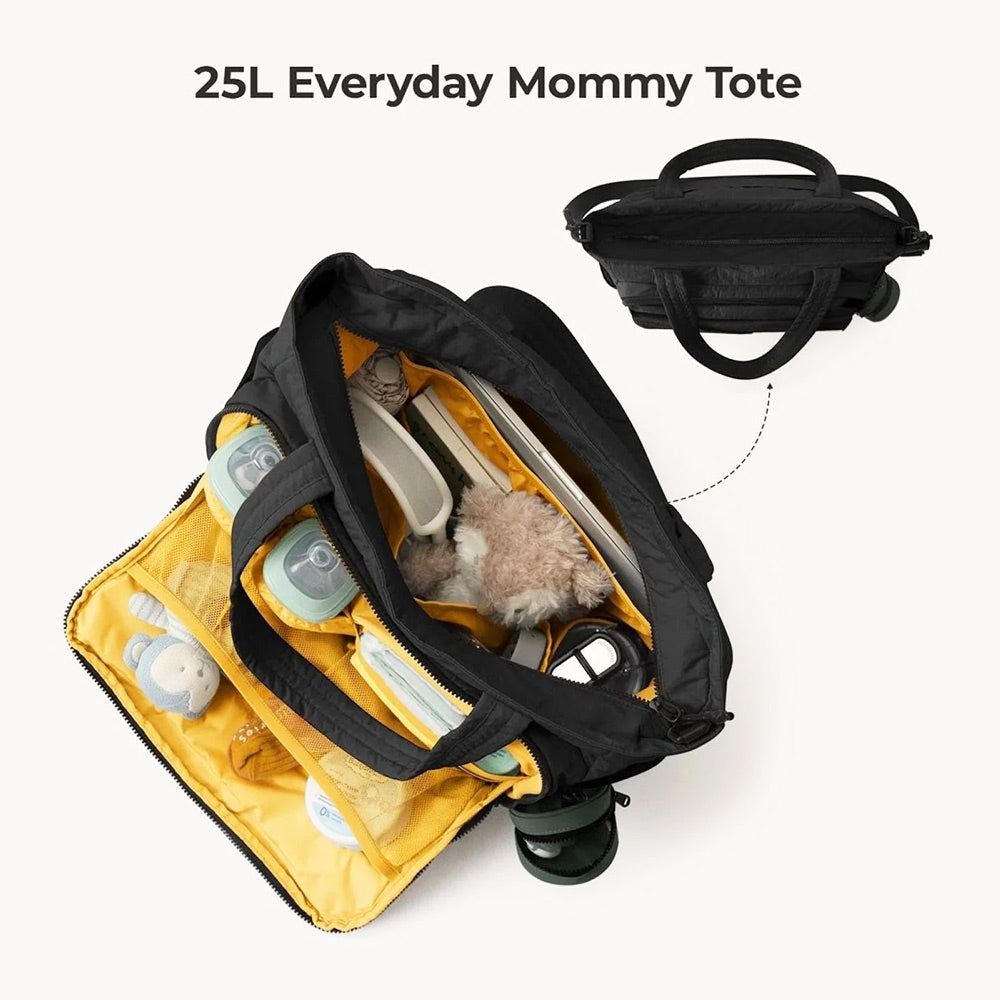 Paz Diaper Tote Bag 25L - Black