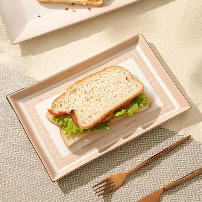 Peach Legacy Rectangular Platter