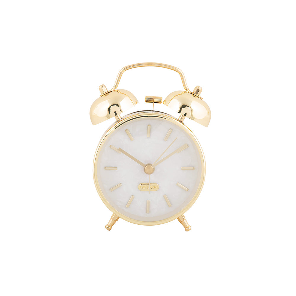 Pearl Glow Alarm Clock - Gold