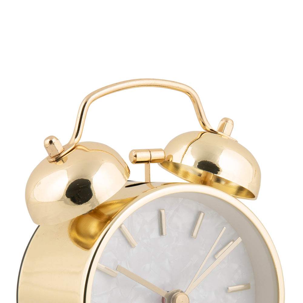 Pearl Glow Alarm Clock - Gold