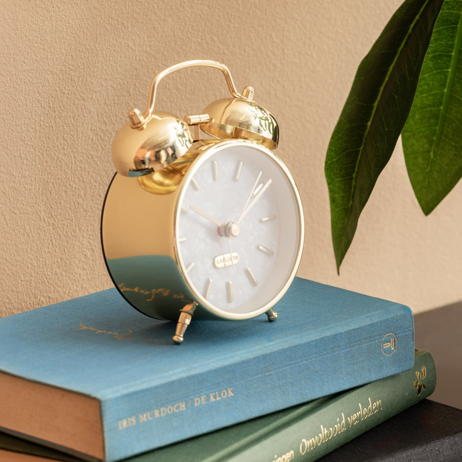 Pearl Glow Alarm Clock - Gold