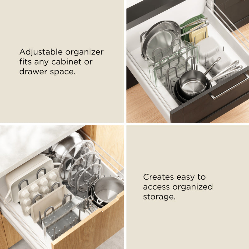 Peggy Cookware Organizer - Charcoal