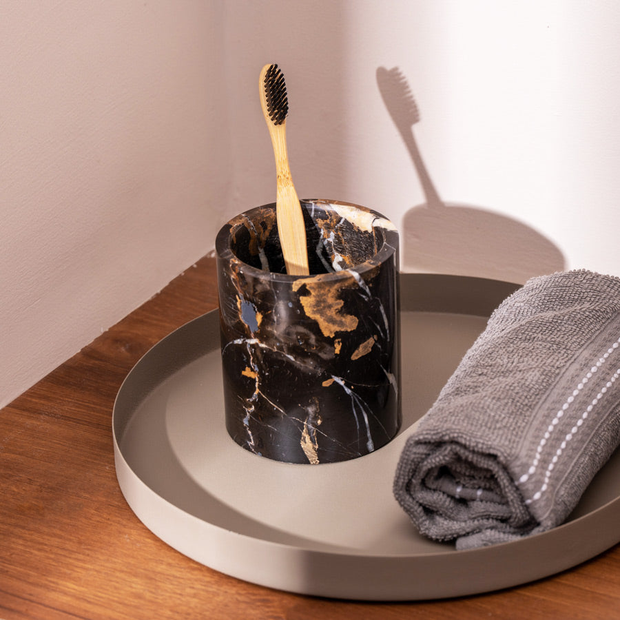 Pellet Toothbrush Tumbler - Black