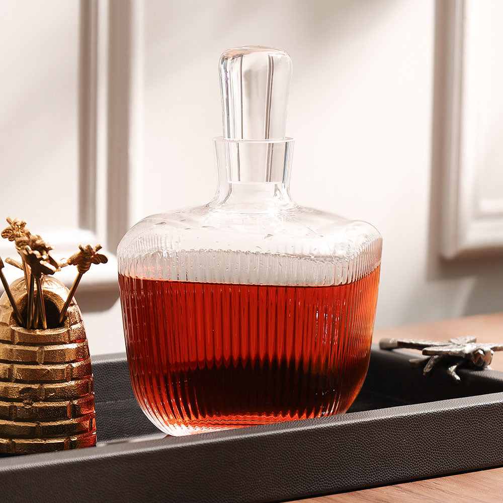 Perfect Serve Gentleman Whiskey Decanter & Glasses Set