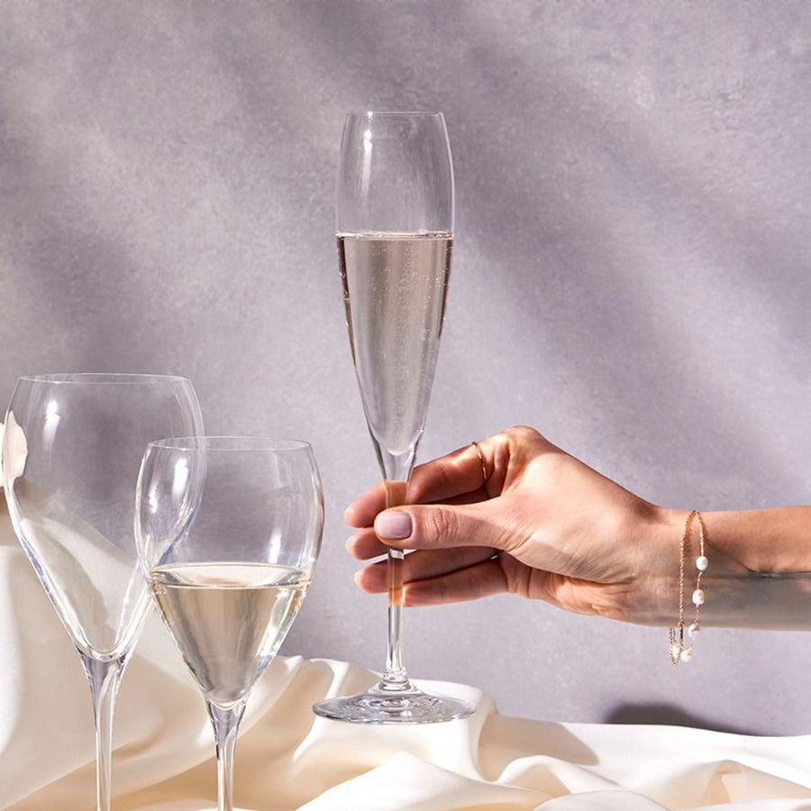 Perla Champagne Flutes 190ml, Set of 4