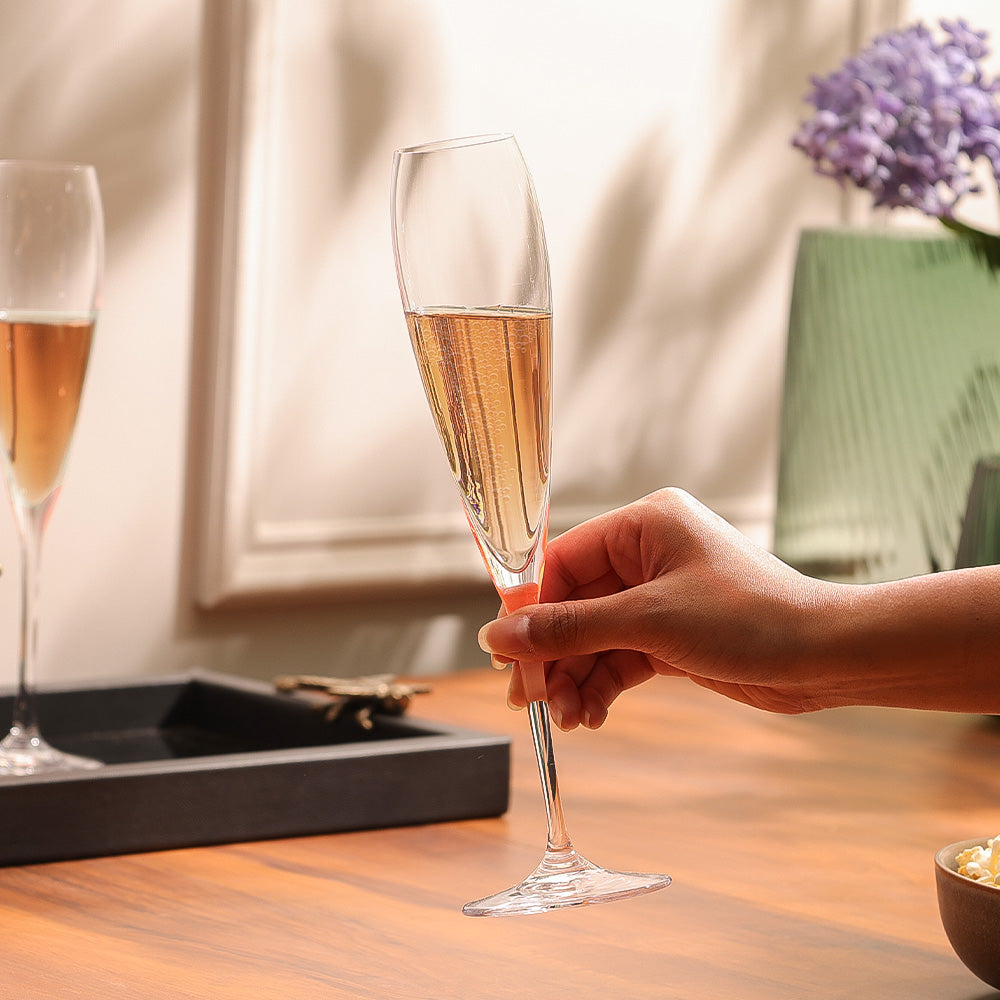 Perla Champagne Flutes 190ml, Set of 4
