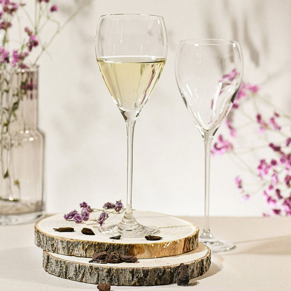 Perla White Wine Glasses 340ml, Set of 4