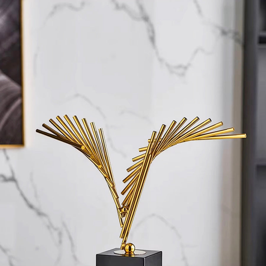 Glide Decorative Sculpture - Gold