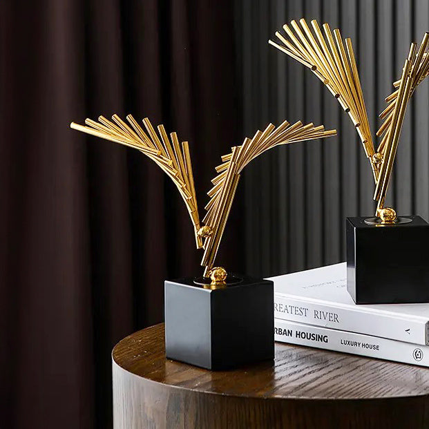 Glide Decorative Sculpture - Gold