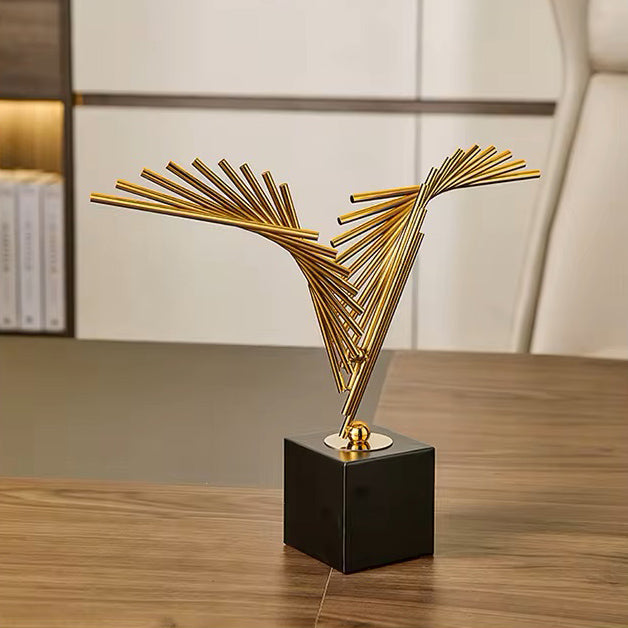 Glide Decorative Sculpture - Gold