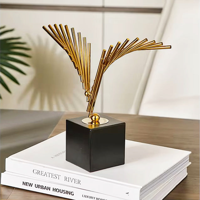 Glide Decorative Sculpture - Gold