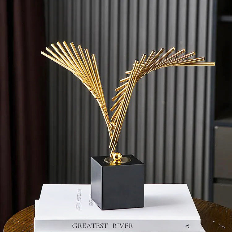 Glide Decorative Sculpture - Gold