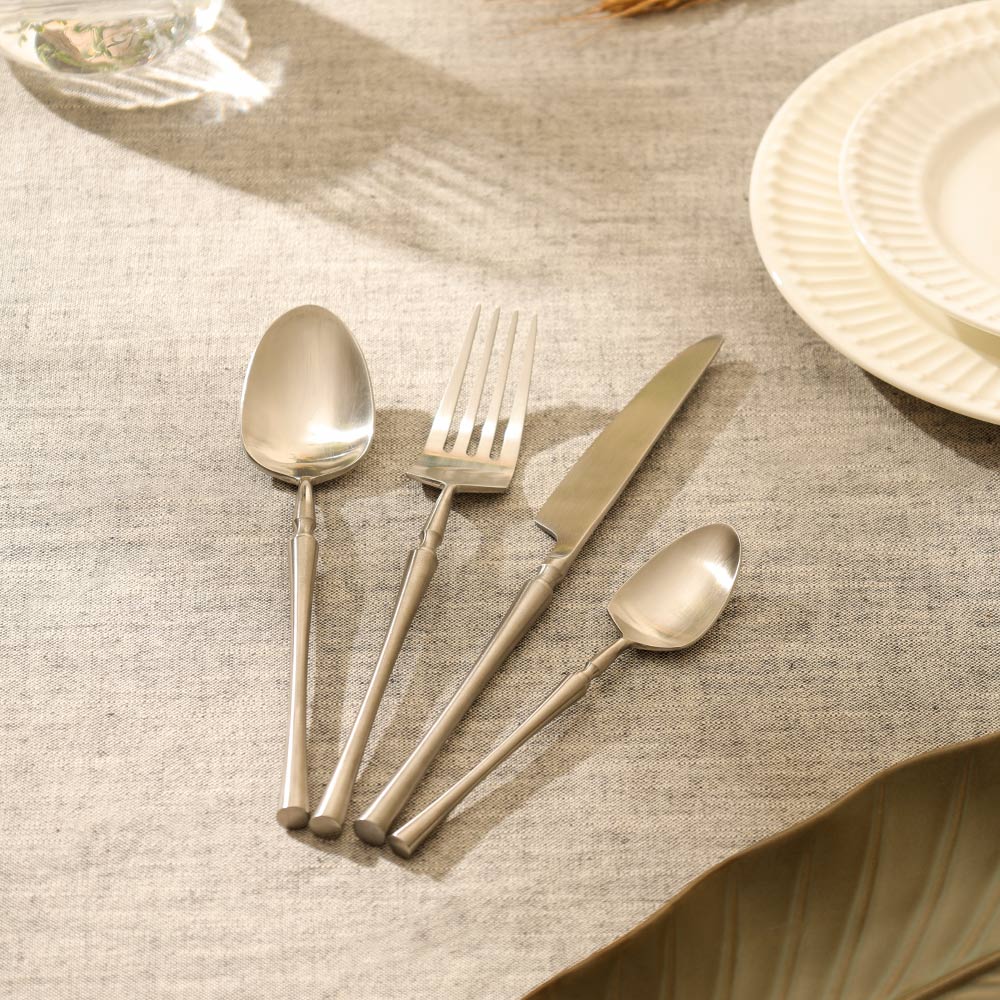 Elan 24-piece Cutlery Set - Matte Silver