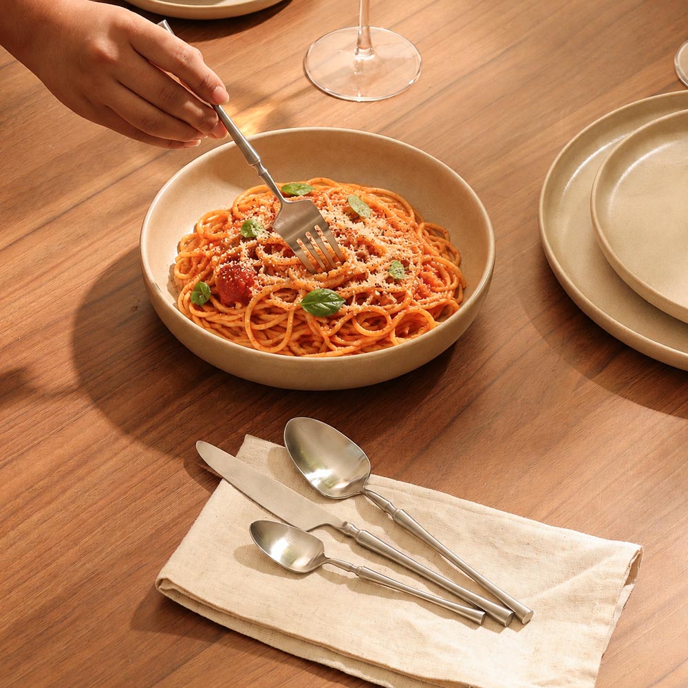 Elan 24-piece Cutlery Set - Matte Silver