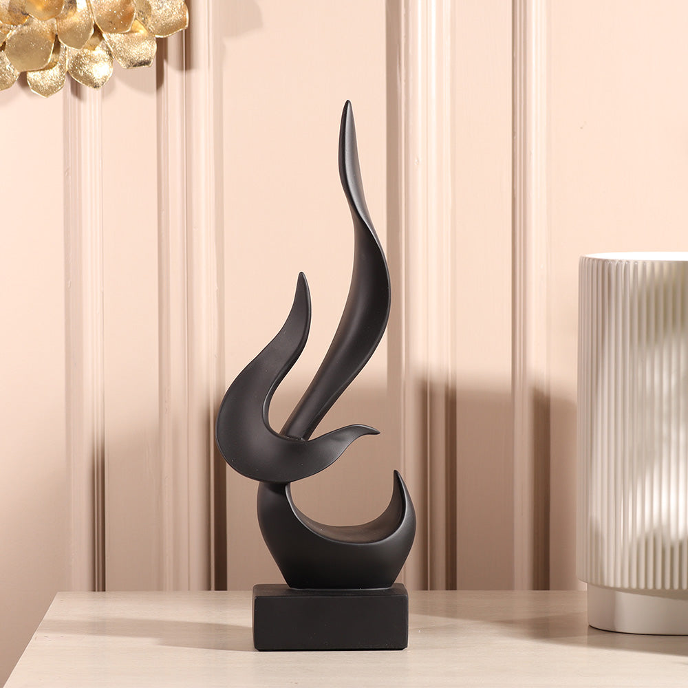 Pinnacle Decorative Sculpture - Black