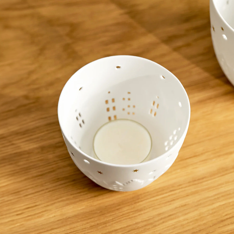 Poetry Village House Tealight Holder Small