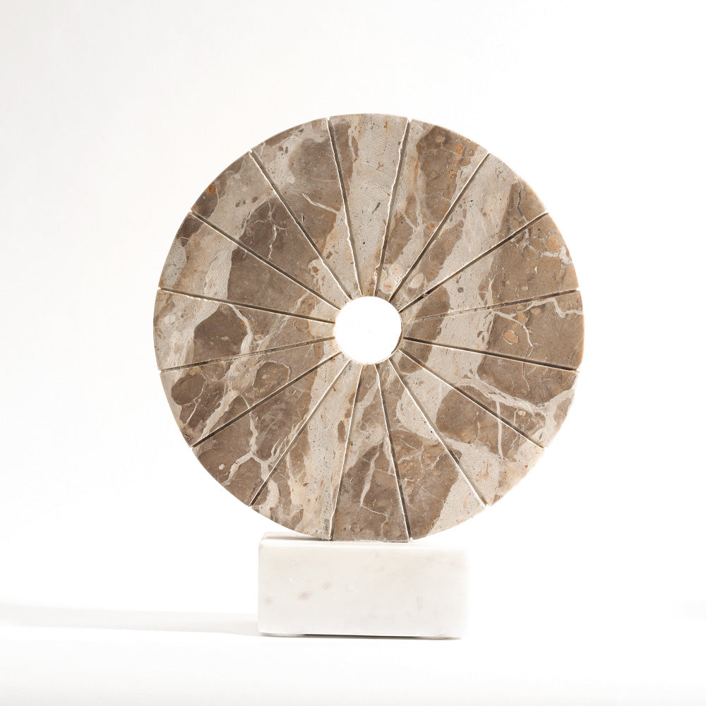 Porter Marble Decorative Sculpture - Sandstone White