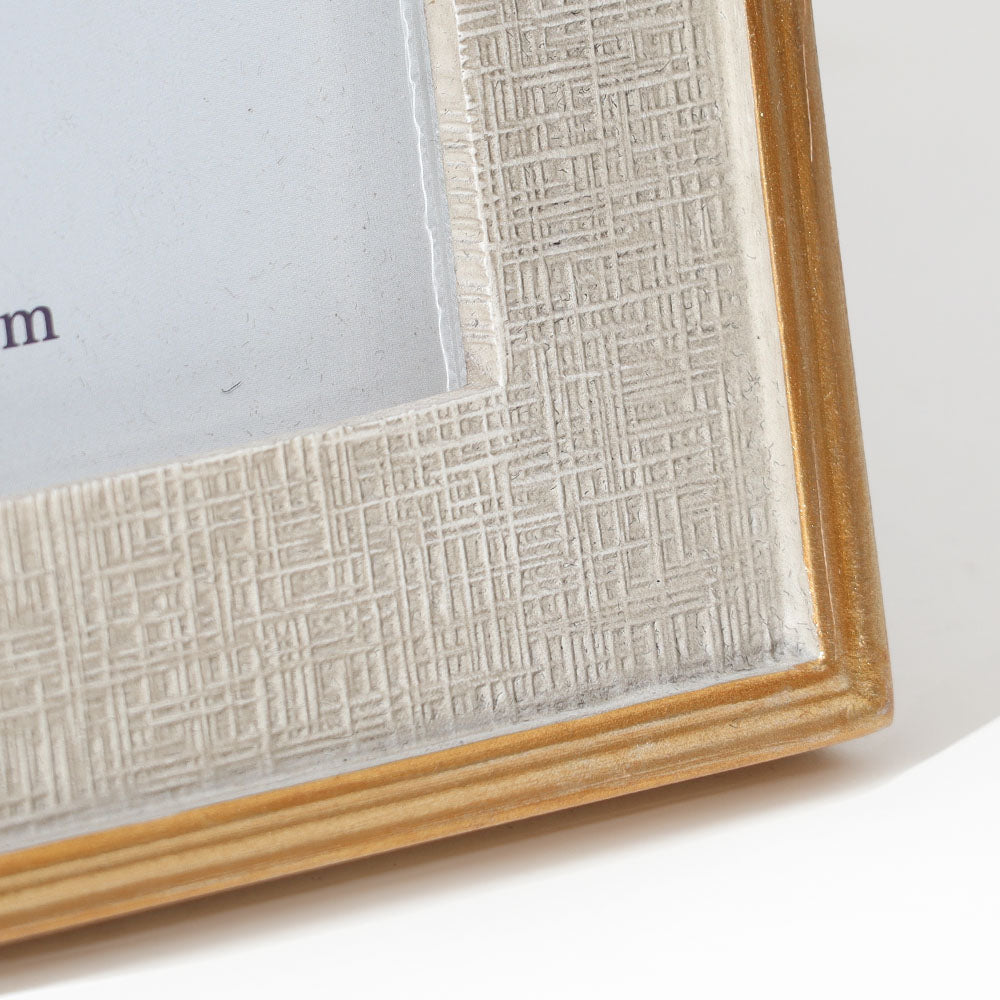 Portico Photo Frame Large - Grey Gold