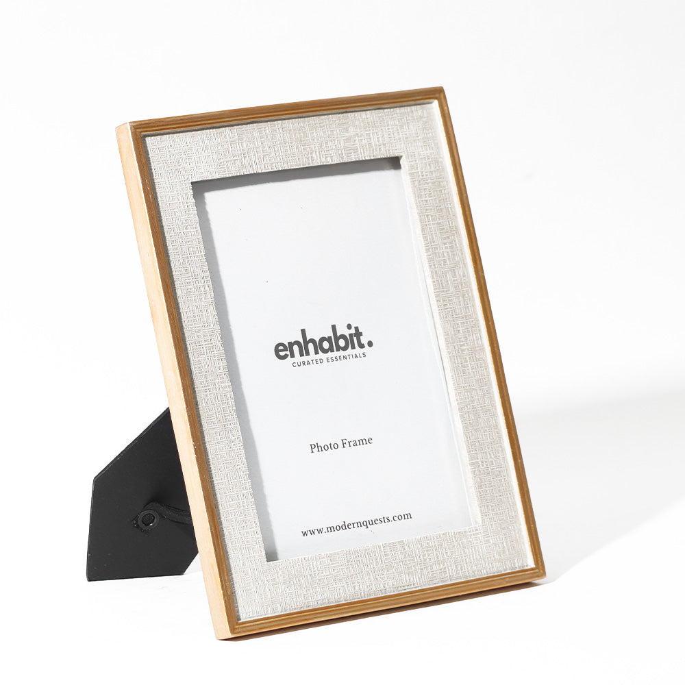 Portico Photo Frame Large - Grey Gold