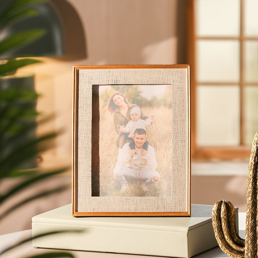 Portico Photo Frame Large - Grey Gold