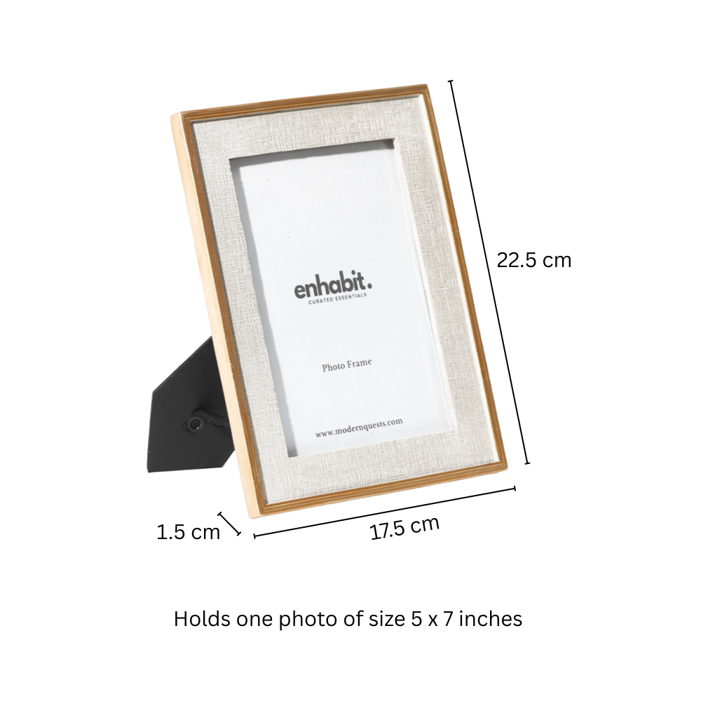 Portico Photo Frame Large - Grey Gold