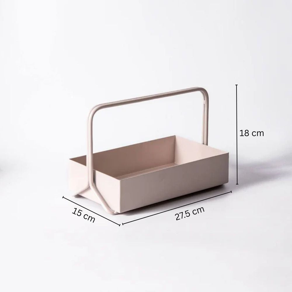 Posta Metal Caddy Medium - Taupe