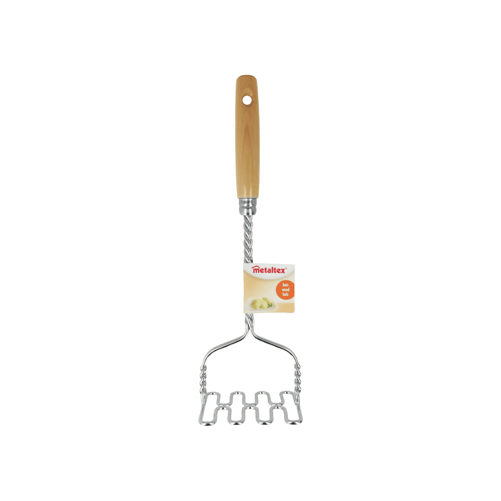 Potato Masher with Wooden Handle