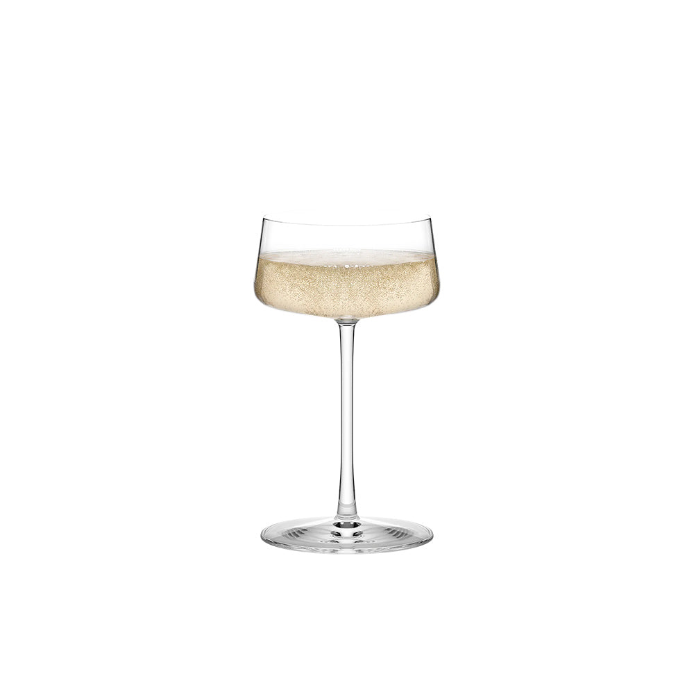 Power Champagne Saucers 275ml, Set of 2