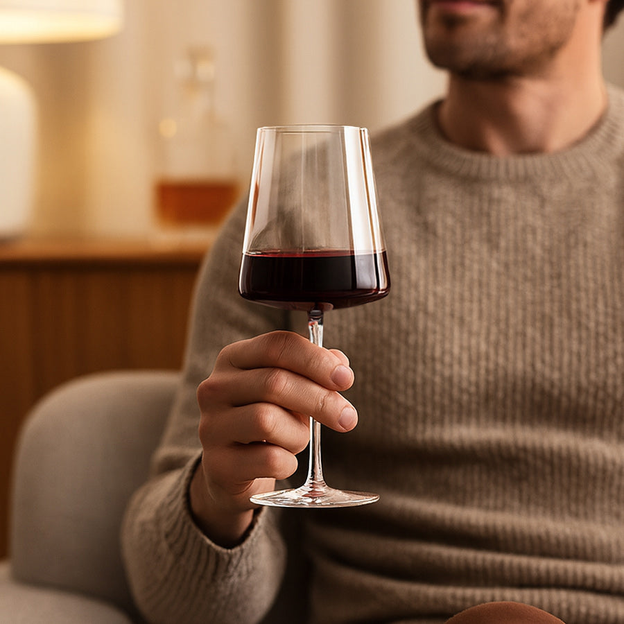 Power Red Wine Glasses 520ml, Set of 2