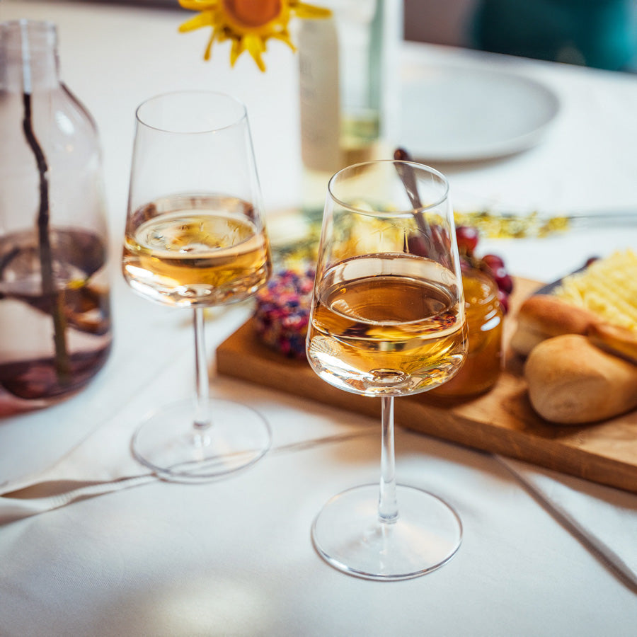 Power White Wine Glasses 400ml, Set of 2