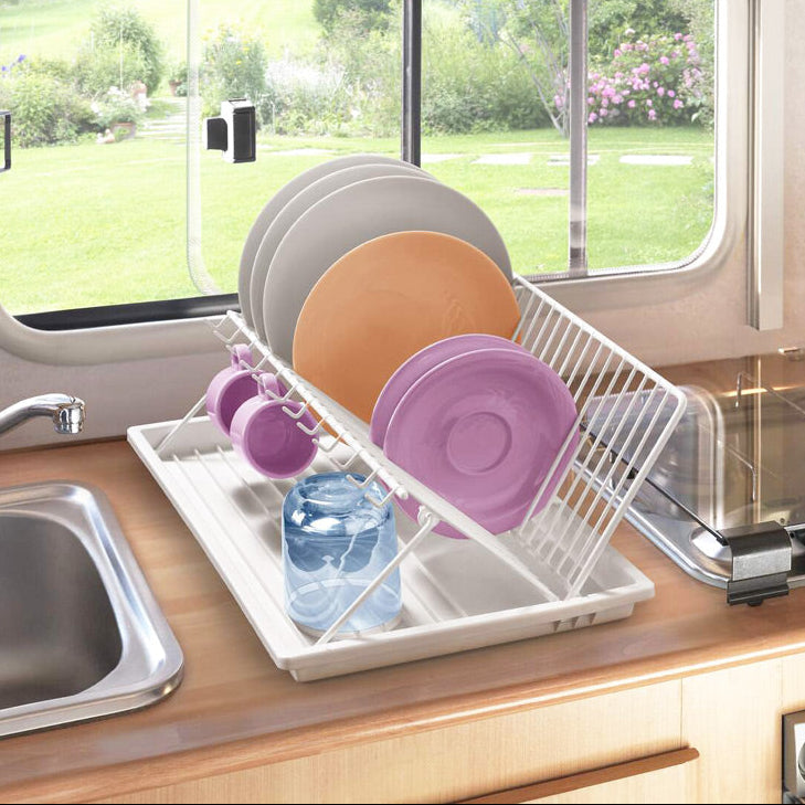 Pratico Dish Drainer - White