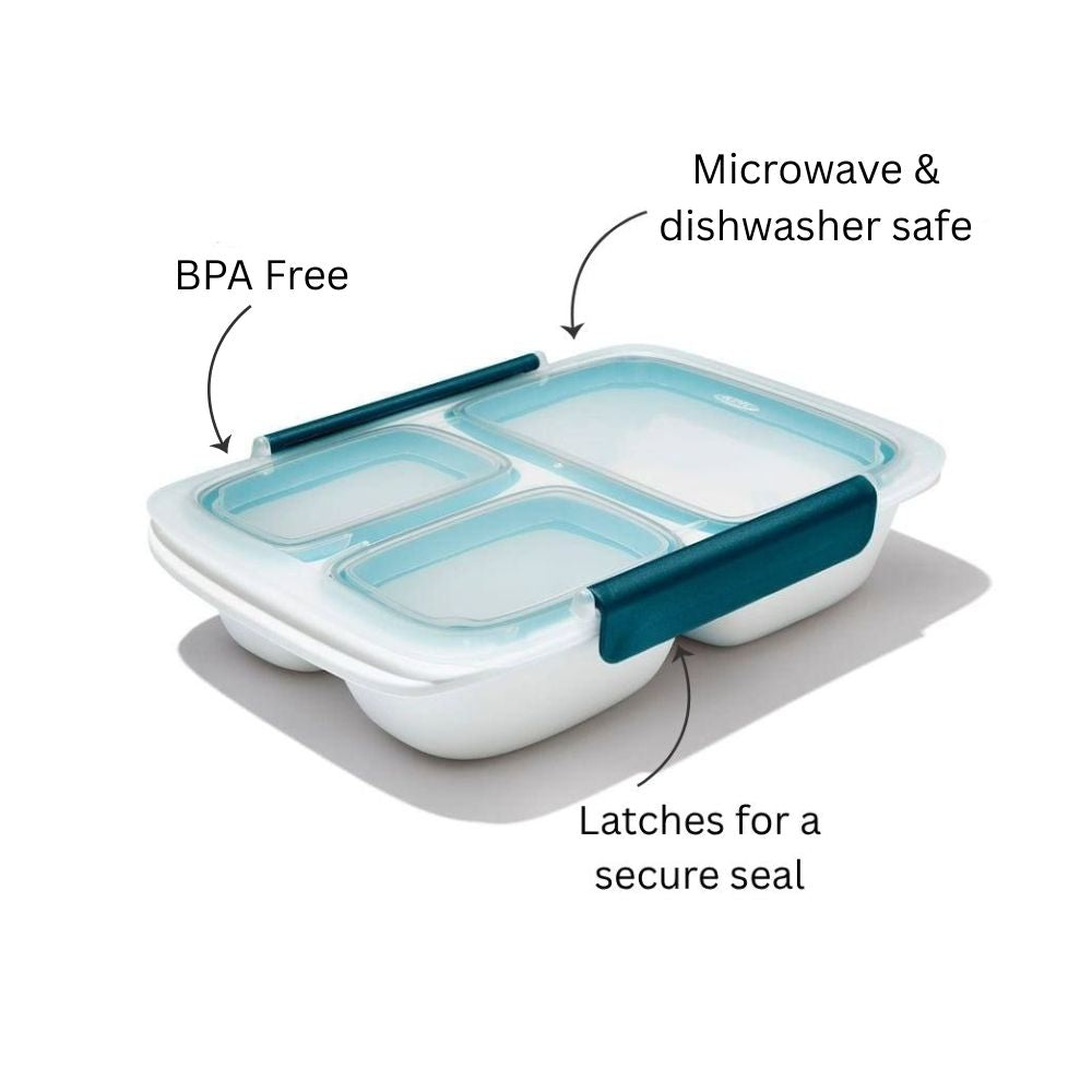 Prep & Go Divided Container 970ml
