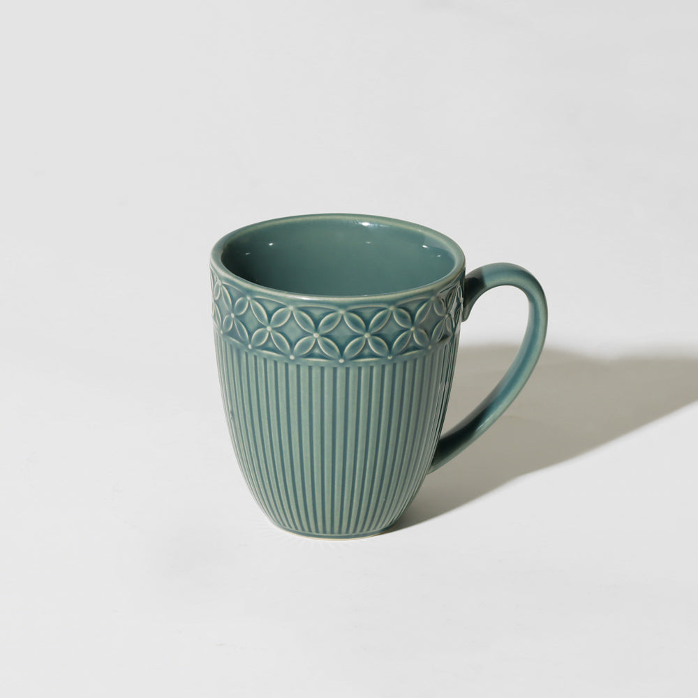 Primrose Ceramic Mug - Pine Green