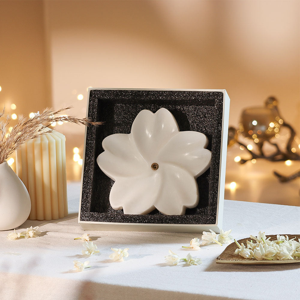 Primrose Marble Incense Holder Gift Box