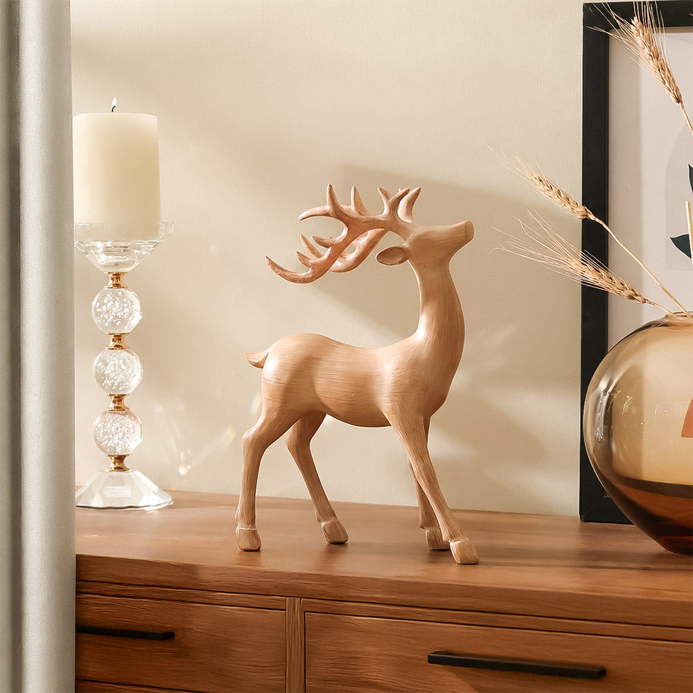 Proud Deer Sculpture Medium - Sand