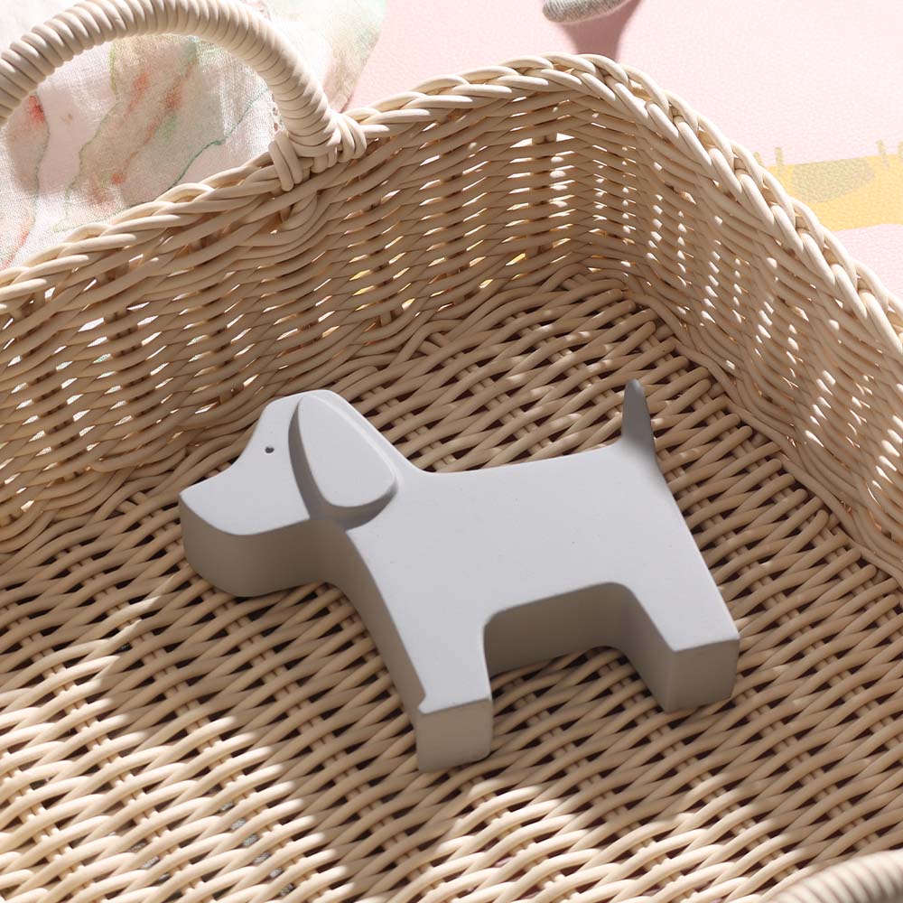 Puppy Concrete Accent - Light Grey