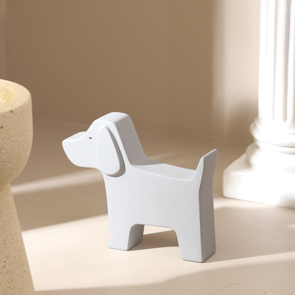 Puppy Concrete Accent - Light Grey