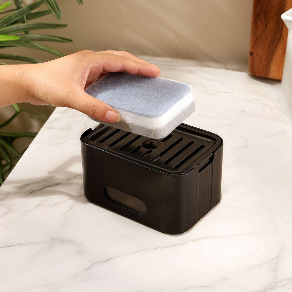 Purex Soap Dispensing Sponge Holder - Black