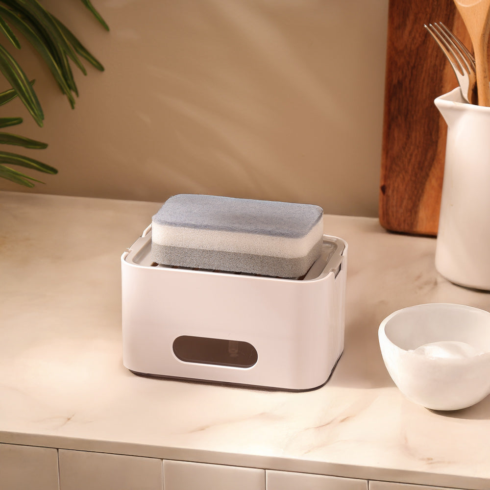 Purex Soap Dispensing Sponge Holder - White