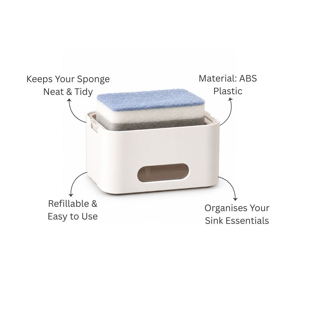 Purex Soap Dispensing Sponge Holder - White